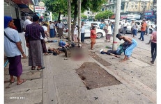 양곤 시내버스 정류장 폭탄 공격 - 2022 | 양곤, 5월 31일