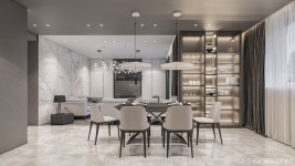 Monochrome apartment | 인테리어, 조명 디자인, 디자인