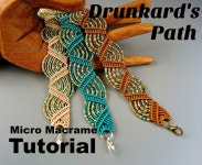 using micro macrame (aka micromacrame), beaded macrame, beadweaving and wire techniques. | 매듭, 마크라메 팔찌, 마크라메