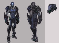 ArtStation - old project pc concept art, RD LYS | 갑옷, 사이보그, 로봇