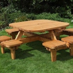 picnic bench - Google Search | 피크닉테이블, 의자 디자인, 가구