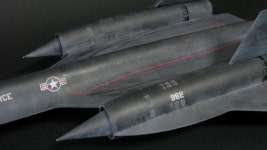 SR-71 Black Bird (Academy 1/72) | 회갈색, 유화
