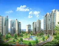 Geumgwang District 1 (Redevelopment) 성남 금광1지구 재개발 | Skyline, New york skyline, Haldi ceremony