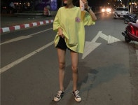 빌리언 레터링 오버핏 여리여리 박스 루즈핏 코튼 반팔 t | 색상, 박스