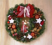 Pin von 이월선 auf 리스 | Türkranz weihnachten, Weihnachten, Weihnachtsbasteln