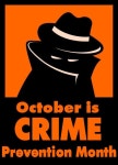 October is Crime Prevention Month | Sns 컨텐츠 디자인