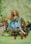 Alice in Wonderland Greeting Card - Alice and Friends | 앨리스
