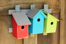 Trellis Trio 16 in x 11 in x 6 in Birdhouses | 새장, 새집, 공예