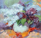 «Букет», холст на картоне, масло, 29 х 31 (цена по запросу) | 유화, 예술가, 꽃다발