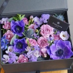 „#flowerbox#플라워박스#꽃상자 . . 보라빛향기 . .…”(이미지 포함) | 꽃 상자, 꽃 포장, 결혼식 꽃