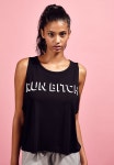 Active Drop Armhole Slogan Gym Vest Black - Gym Tops - Vests, Yoga Tops & Hoodies - Missguided Active | 피트니스