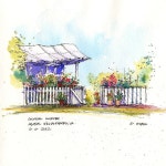 Colonial Garden | 스케치, 일러스트레이션