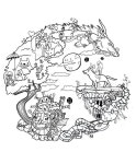 Image result for couple coloring pages for adults | 지브리 스튜디오, 하울의 움직이는 성