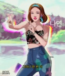 좋아요 6,996개, 댓글 123개 - Instagram의 RICHY 리치(@richydraws)님: MORE & MORE ✨🦋 - New drawing of Nayeon of... 