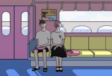 평화로운 주말 오후, 어두운 방에 네온만이 반짝이는 이 그림은 신모래의 작품이다. 톡톡 튀는 색감, 예쁜 배경과 달리 그녀의 그림 속 주인공들은... 