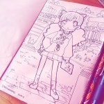 I spilled coffee on it at least three times. 😂 ☆ 이... 종이가 너무 울었어요. 커피를 최소한 … | Sketches, Drawings, Art