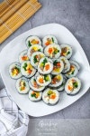 Korean Sushi Roll Kimbap / Gimbap (김밥) - Oh My Food Recipes | Recipe | Gimbap, Food blog, Food