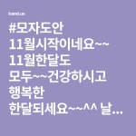 #모자도안 11월시작이네요~~ 11월한달도 모두~~건강하시고 행복한 한달되세요~~^^ 날씨가 갑자기 춥네요~^^ 모두건강잘챙기시면서 열뜨... | 행복한