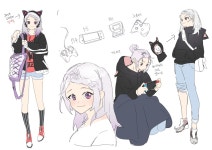 프리티비지 Prettybusy on Twitter | 귀여운 그림, 그림