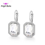 US $3.45 31% OFF|2016 pryme dangle 귀걸이 쥬얼리 고급스러운 스퀘어 크리스탈 eco friendily copper errings b. you tiful with women... 