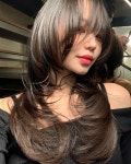 강은 on Instagram: “🖤” | Haircuts straight hair, Hair inspo color, Hair styles