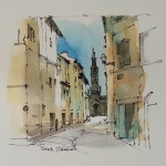 Pin de 임윤희 en 어반스케치 | Pinturas, Dibujos, Acuarela