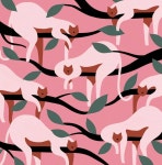 Lazy cats gang 😽.....#illustration #cat #gang #pattern #love #lazy #mood #instagood #spring #sleepy | 동물 농장