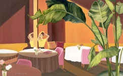 LEE Hyoyoun,  노란셔츠, 아사에 유채, 72.7x116.7cm, 2019 [artbn : contemporary art & projects]