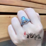 编织戒指皇冠白月光 第1步 | 마이크로 마크라메, 매듭, 마크라메
