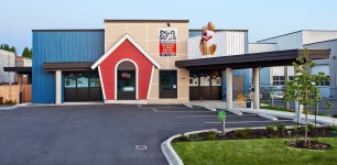 ... building which houses the doggy daycare, u-wash, professional pet #dogcratenanaimo | 집