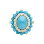 Gold, Turquoise and Diamond Ring, Boucheron, Paris. | 쥬얼리, 반지, 패션