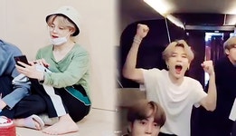 더쿠 - 핫백1위 첫주 지민이랑 둘째주 지민이 ㅋㅋㅋ