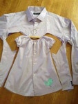 Shirt repurposed for baby clothes | 아기 바느질, 옷 리폼, 옷 수선