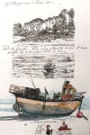 Pin de 김유림 en 어반드로잉 | Consejos de acuarela, Diarios de viaje, Pintura y dibujo