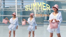 KNITTING HANDS-니팅핸즈 : (ENG) - How to knit Prada style Summer Raffia Tote Bag, 프라다스타일 써머 라피아 토트백 뜨기... 