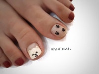 #재남씨nail on Instagram: “#재남씨네일 :✔가격3만8천원✔ 궁동465-2번지 ☎️042)822-1687 open10:00~close9:00 ✔손젤... 