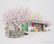 Yeonhwa super (연화슈퍼) | 이미경 Lee Me Kyeoung | 2018.02 | 수채화 삽화, 그림, 배경