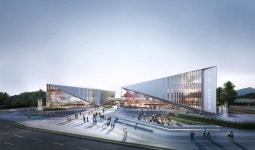 Busan Myungji Cultural Complex (부산명지 문화복합시설) : 행림종합건축사사무소 | 대학 건축, 건축 프리젠테이션, 건축 모델
