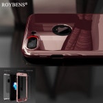 패션 PC 도금 블링 거울 범위 360 360도 전체 보호 커버 케이스 iphone 7 6 6 초 플러스 + 유리 화면 보호기 | Iphone, Iphone 7, Bling