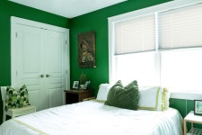Paint colors that match this Apartment Therapy photo: SW 6741 Derbyshire, SW 6461 Isle of Pines, SW 0015 Gallery Green, SW 6470... 