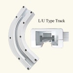 Dooya 90/135 360도 전기 커튼 트랙 무선 제어 자동 U 형 L 형 창 커튼 트랙 스마트 홈 | Maison intelligente, Maison, Piste de danse