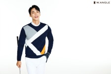 오렌지라인 l #WIDEANGLE #GOLFWEAR #와이드앵글 #골프웨어 #남성골프웨어 #GOLF #골프 #가을골프 #가을골프웨어 #필드룩 #라운드룩 #모델... 