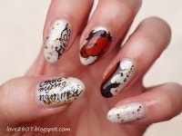 네일츄NailS2chu | miss.love2807: [Nail Art] Chúc Mừng Năm Mới 2014 | 네일