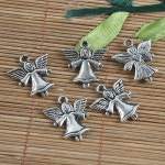 $1.29 - 10Pcs Tibetan Silver Color Angel Design Pendant Charm G1186 #ebay #Home & Garden | 목걸이