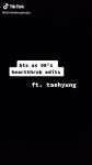 wit - Taehyung as a 90s hearttrob edit | 태형