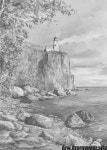 way to draw by using tattoo quite different from mastering put in writing… | 등대 그리기, 풍경 스케치, 연필 드로잉 강좌
