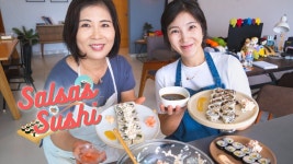 Salsas para Rollos de Sushi con mi Mama 🍱ㅣ+ Acompañamientos | Salsa para sushi, Sushi roll, Rellenos de sushi