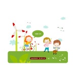 녹색생활 일러스트  환경보호 녹색생활에 관한 일러스트  #보라배배 #일러스트레이터 #녹색생활 #환경보호 #전기 #절약... 