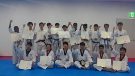 태권도원을 방문한 싱가폴 중학생들  좋은 추억 안고 돌아가길 바래요~  #태권도#tkd#taekwondo#태권도원#taekwondowon | 추억