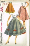 1950s Vintage Simplicity Sewing Pattern 4957 FF by vintage4me2 | 의상